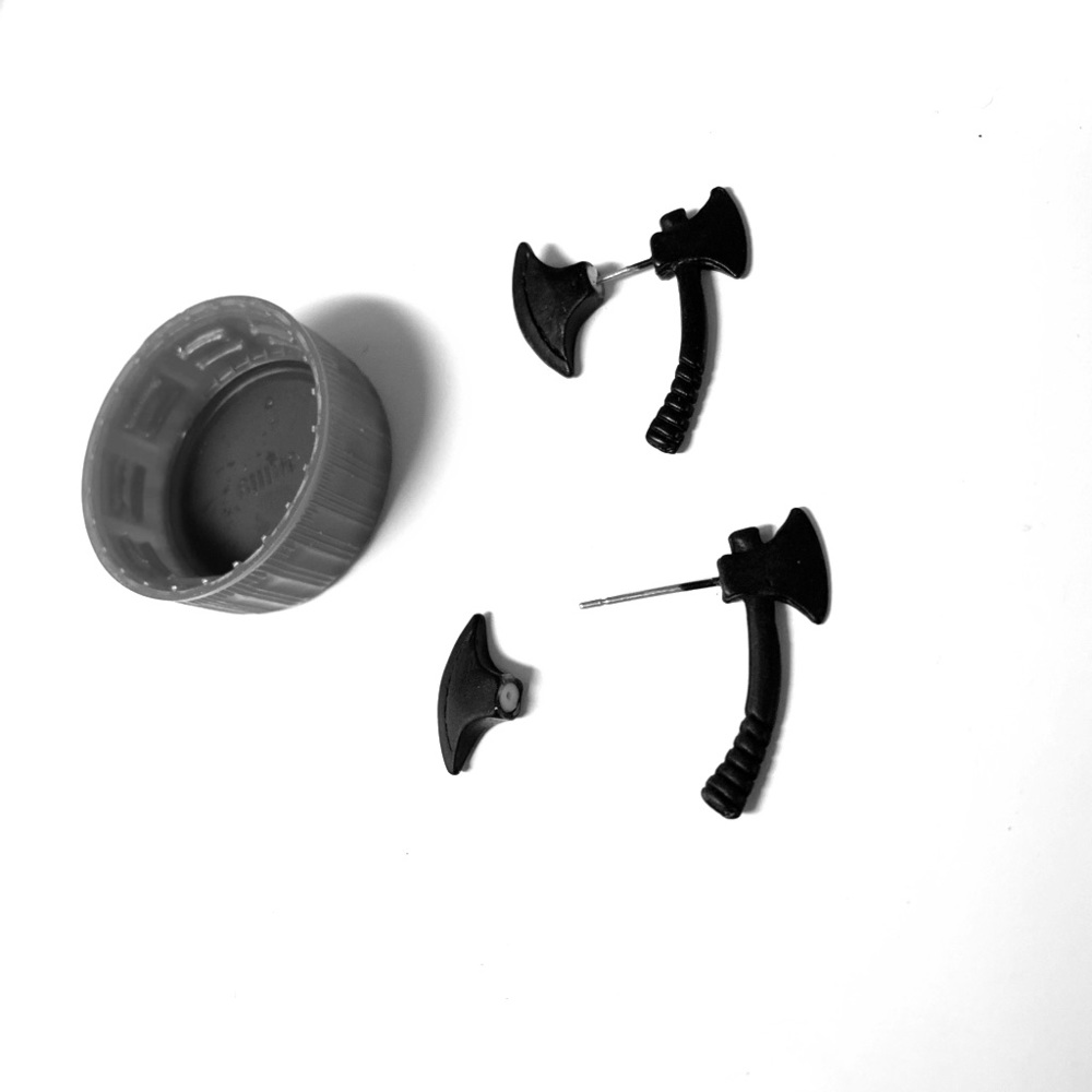 Unique Axe Stud Earrings